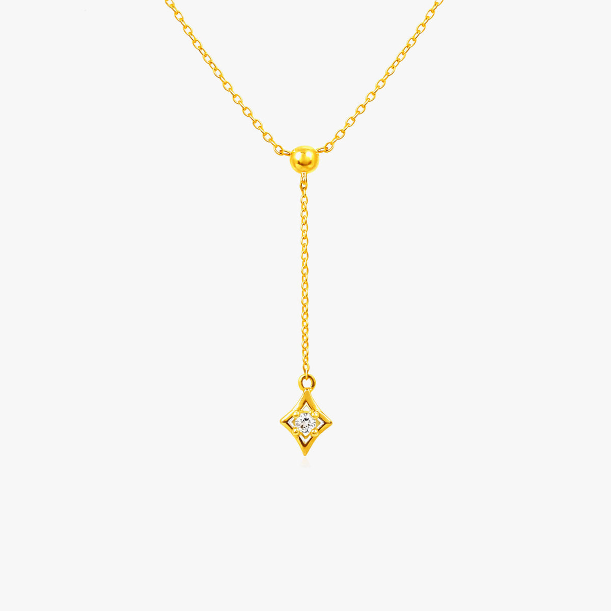 Lio Silver Zirconia Necklace