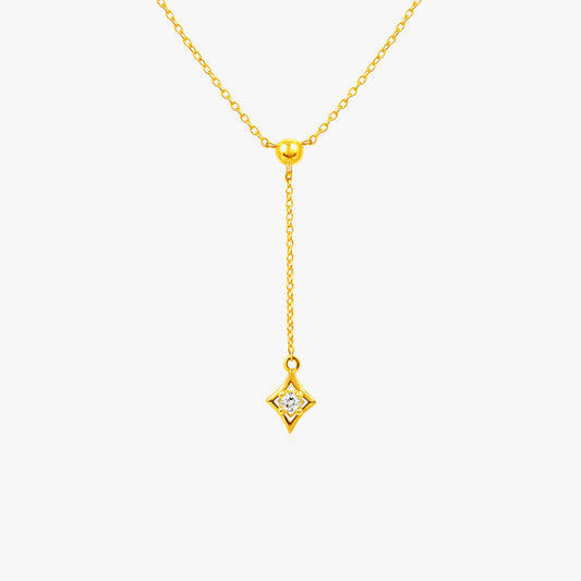 Lio Silver Zirconia Necklace