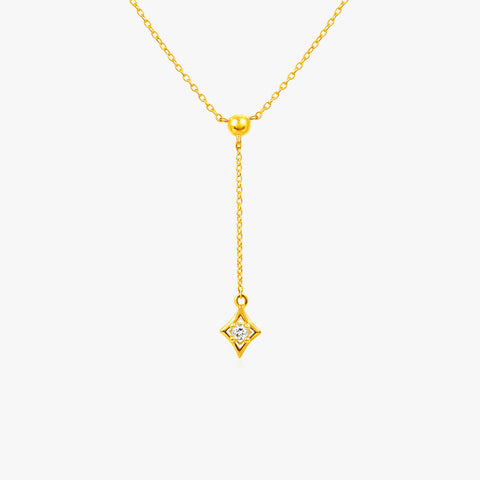 Lio Silver Zirconia Necklace