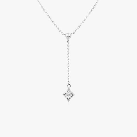 Lio Silver Zirconia Necklace