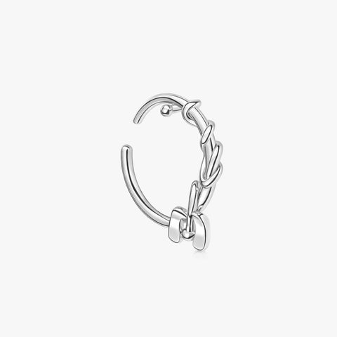 Adea Silver Nose Pin