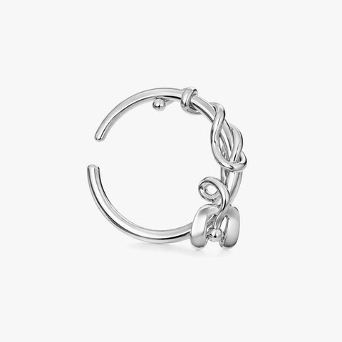 Adea Silver Nose Pin